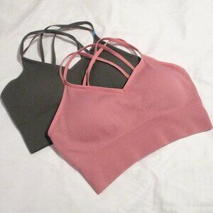 SO CASHMERE ROSE – STORMY BRALETTE SET (2) – NWT – LARGE